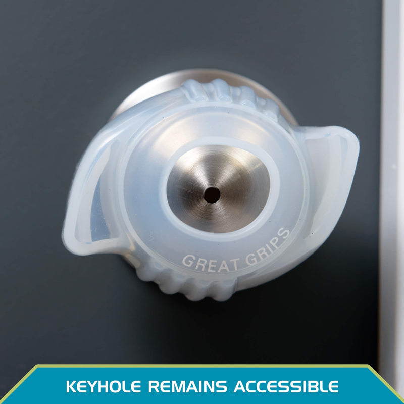 [Australia] - Able Life EZ Doorknob Grips - Arthritis & Senior Living Aids, Open Doors Easily, Set of 2 