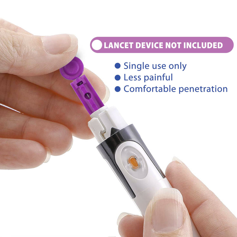 [Australia] - LotFancy Lancets for Blood Testing, 30 Gauge, 100-Count Twist Top Lancets for Glucose Diabetes Testing, Sterile, Disposable 100 Count (Pack of 1) 