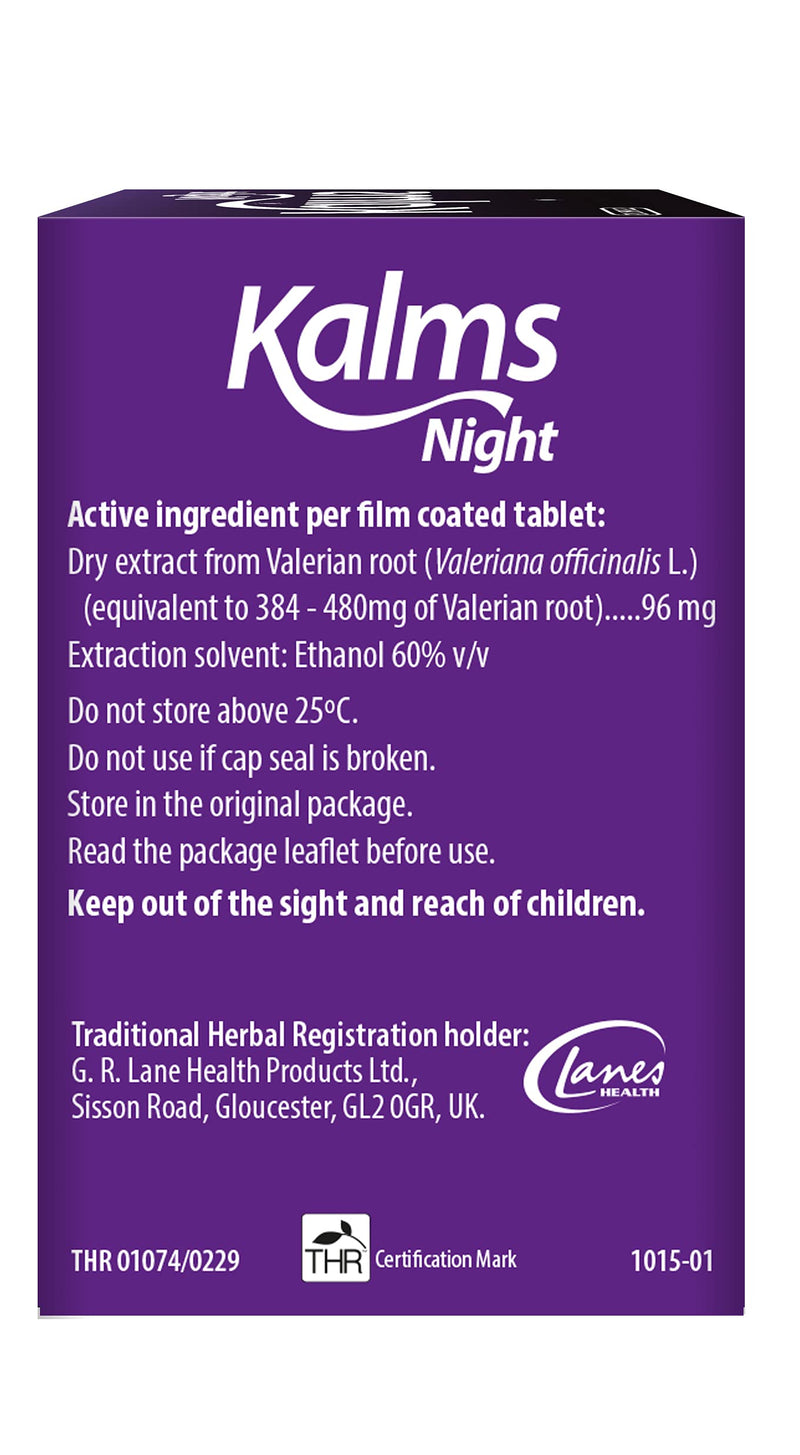 [Australia] - Kalms Night, 50 Tablets - Traditional Herbal Medicinal Product Used For The Temporary Relief Of Sleep Disturbances 