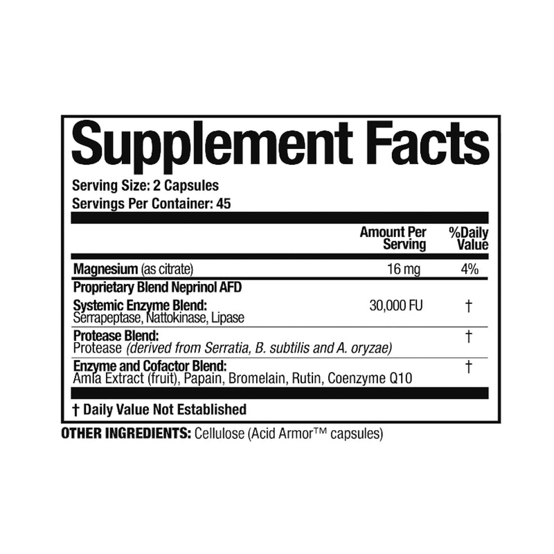 [Australia] - Arthur Andrew Medical, Neprinol AFD, Enzyme Blend for Joint and Immune Health, 90 Capsules 90 Count (Pack of 1) 