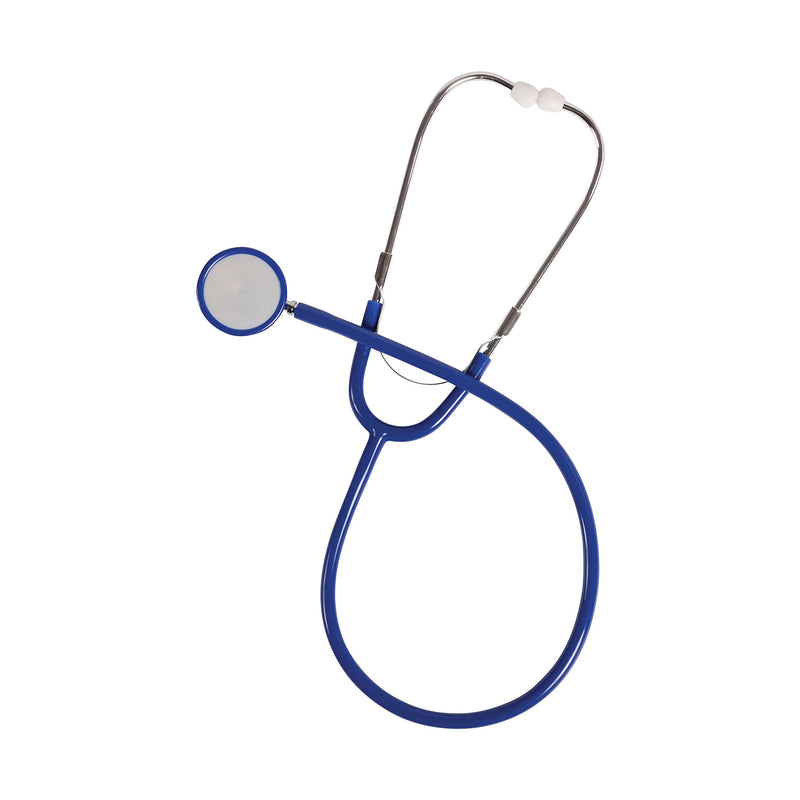 [Australia] - MABIS Stethoscope, Lightweight, Adult, Dual Head for Intake and General Examination with Large Diaphragm for High Frequencies or the Bell for Low Frequencies, 22 Inch Y Tubing, Blue 