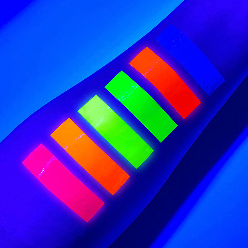 [Australia] - UV Glow Blacklight Face and Body Paint 0.34oz - Set of 6 Tubes - Neon Fluorescent 