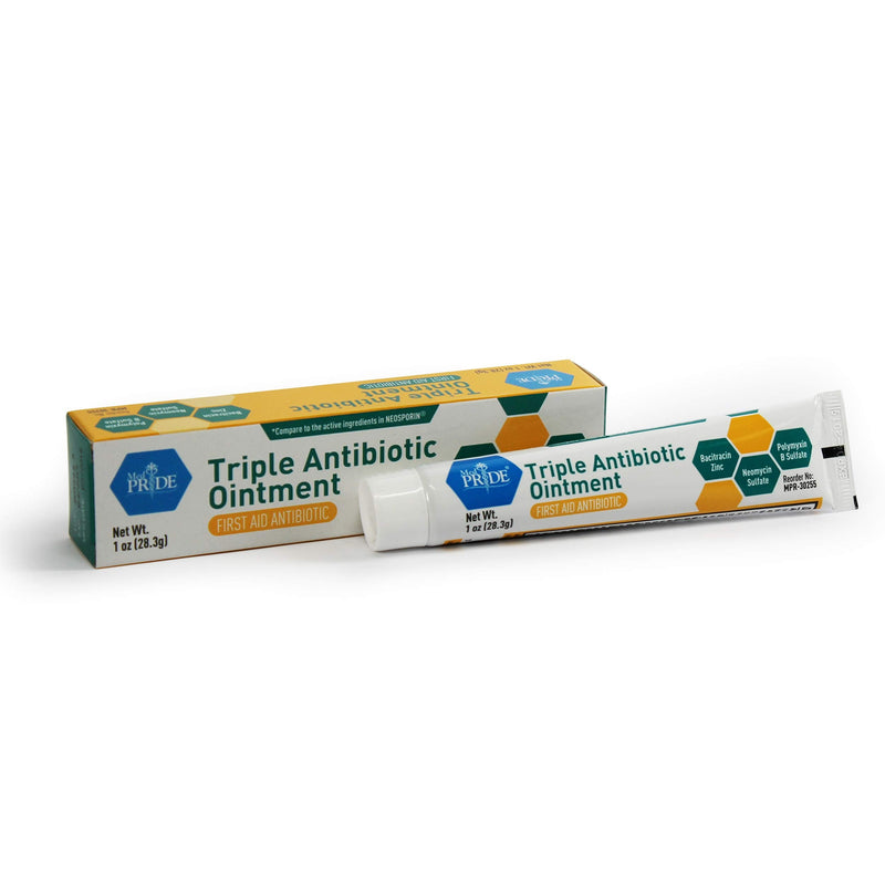 [Australia] - Medpride Triple Antibiotic Ointment [1 oz] 4-Pack | 24-Hour, First Aid Ointment for Minor Wounds, Scratches & Abrasions | Preventative Ointment with Zinc, Neomycin & Polymyxin 