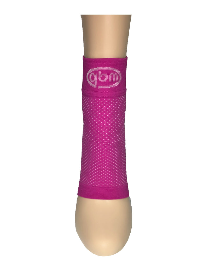 [Australia] - mmHg Compression Foot Sleeves for Men & Women (1 Pair) - Best Plantar Fasciitis Sleeve for Plantar Fasciitis Pain Relief, Heel Pain, Sports, Travel, and Everyday Use with Arch Support (Pink, Large) 