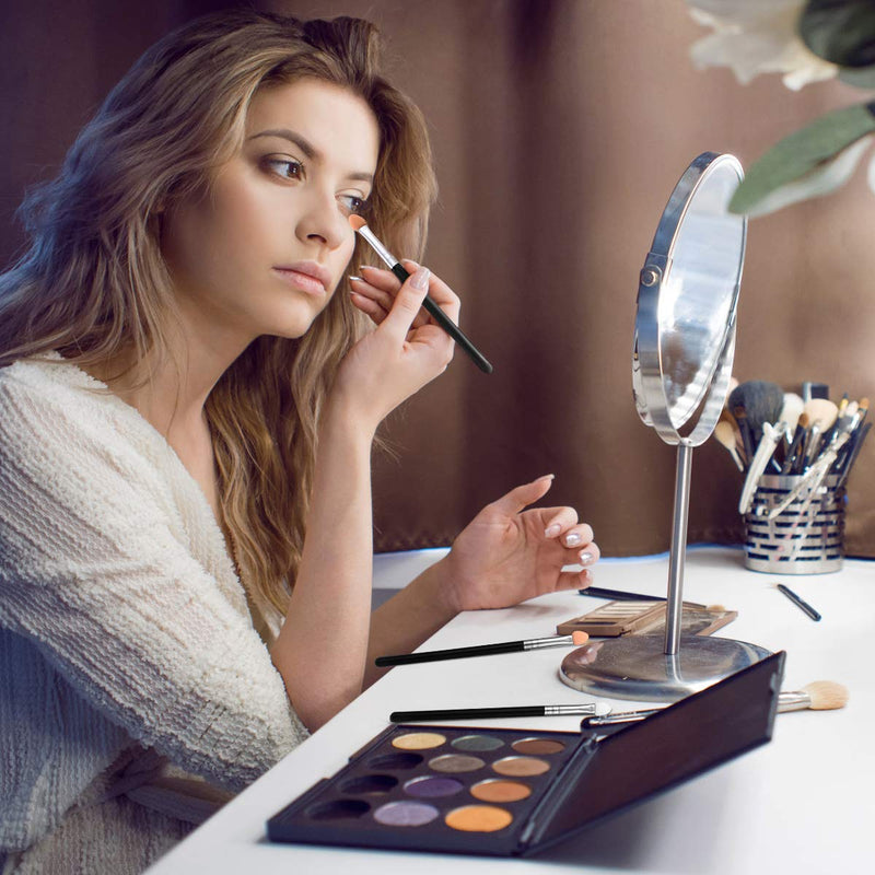[Australia] - Lurrose 5pcs Eyeshadow Brushes Dual Color Rubber Sponge Makeup Brushes Eyeshadow Makeup Tool Applicator for Women and Girls 