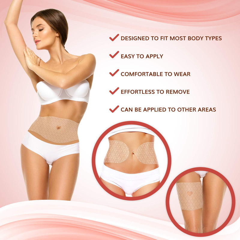[Australia] - All Natural Contouring Body Applicator Tummy Slimming Wrap for Definition ‚Äì Easy to Use Body Applicator Wrap ‚Äì by Shape and Tone (6 WRAPS) 