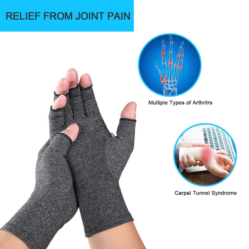 [Australia] - Compression Arthritis Gloves Medium (Pack of 2) 