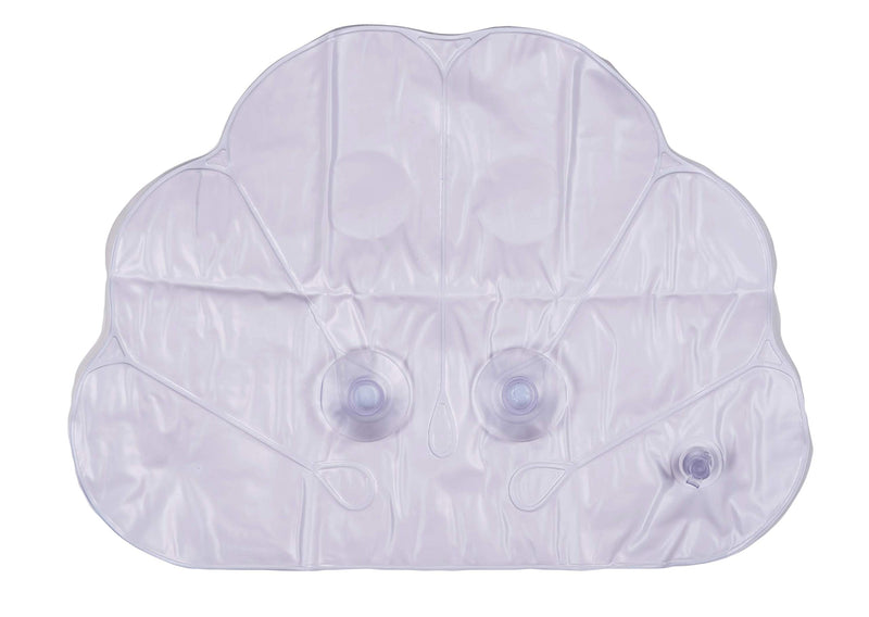 [Australia] - Inflatable Bath Pillow with Suction Cup Pack of 2 – Terry Cloth Covered for Extra Comfort 