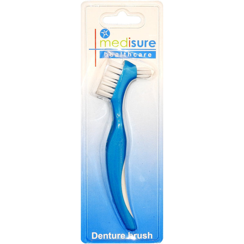 [Australia] - Mediusre Healthcare Orthodontic Denture Cleaning Comfort Contoured Grip Double Sided Brush x 2 