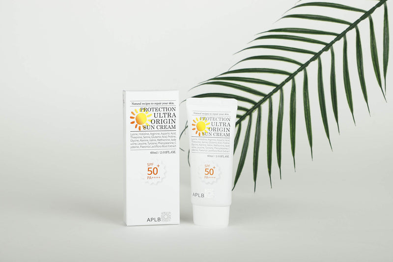 [Australia] - APLB Protection Ultra Origin Sunscreen SPF 50+/PA++++ 2.03 fl. Oz (60ml) | Korean Skin Care, Sun Cream, Non-Sticky and Non-Greasy, Sunscreen Moisturizer | 