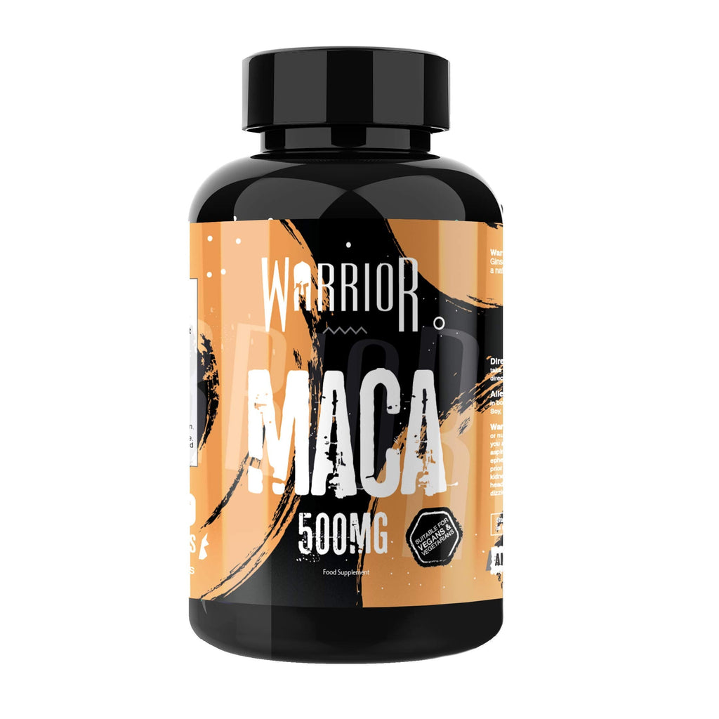 [Australia] - Warrior Maca 60 Tablets - Natural Root Extract - Vitamin B2 - Libido Enhancer | Warrior Supplements, Clear, 57 Gram 