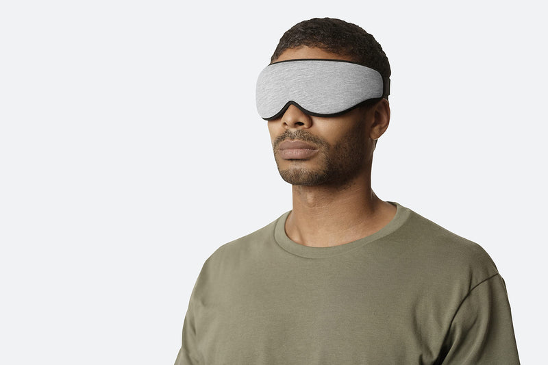 [Australia] - Ostrichpillow - Eye Mask | 3D Ergonomic mask | Adjusts to The Shape of Your face | Mask for Sleeping, Resting, Relaxing | Blocks Light for Total Darkness (Gray)) Gris 