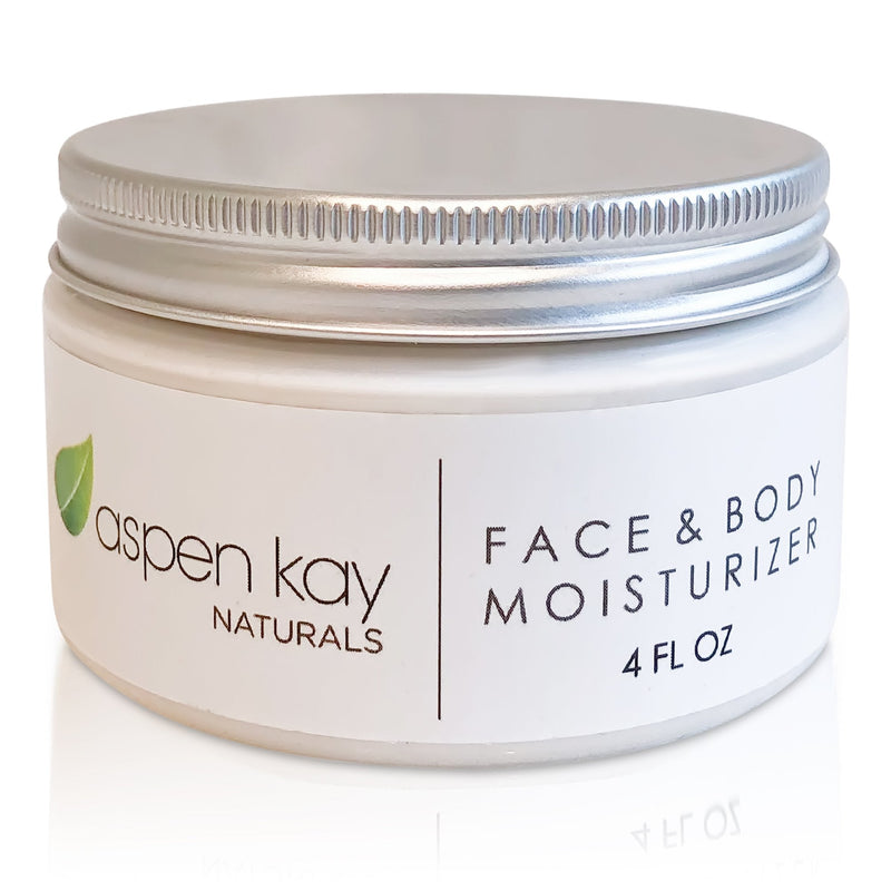 [Australia] - Face and Body Moisturizer, Natural, Unscented Moisturizer for Sensitive Skin. (4. OZ) By Aspen Kay Naturals 
