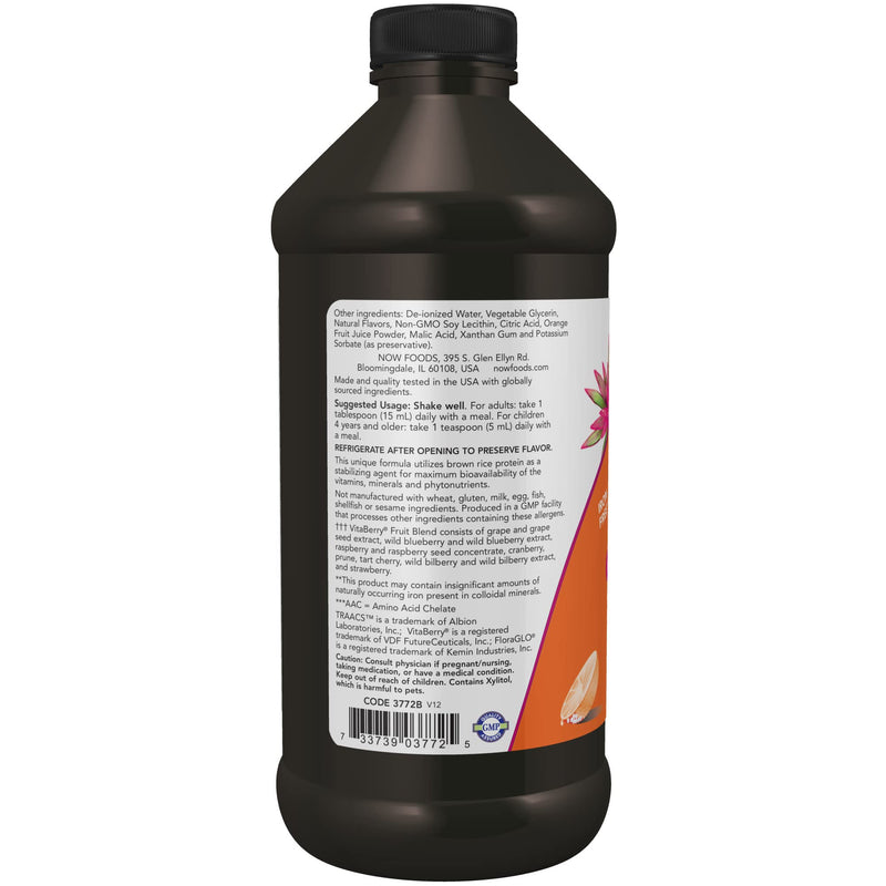 [Australia] - NOW Supplements, Liquid Multi, Tropical Orange Flavor, Fast Absorption, with Added Phytonutrients, 16-Ounce 