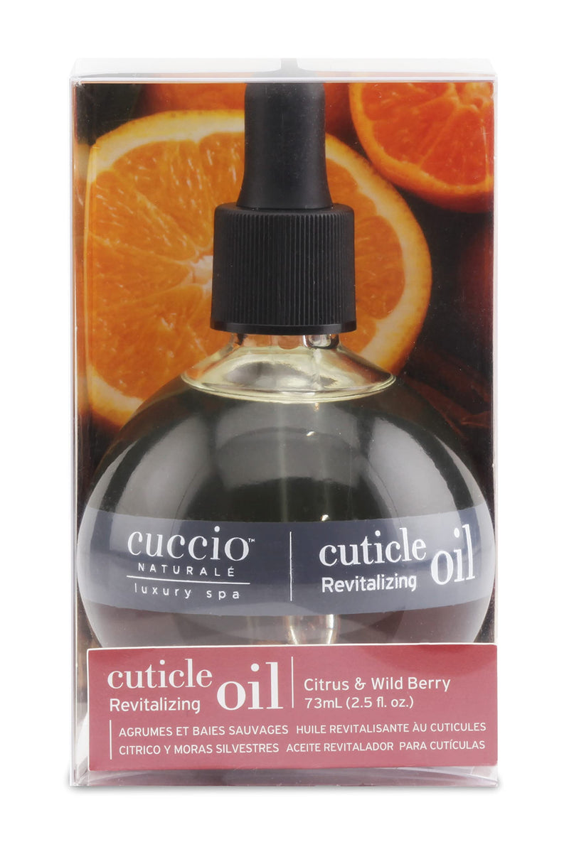 [Australia] - Cuccio Naturale Revitalizing Cuticle Oil - Hydrating Oil For Repaired Cuticles Overnight - Remedy For Damaged Skin And Thin Nails - Paraben Free, Cruelty-Free Formula - Citrus And Wild Berry - 2.5 Oz 2.5 Fl Oz (Pack of 1) 