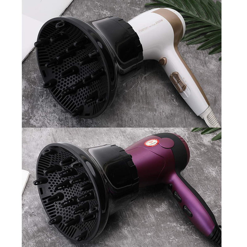 [Australia] - UUCOLOR Universal Hair Diffuser Suitable for 1.4 in to 2.6 in Adjustable Hair Dryer Diffuser Nozzle for Curly or Wavy Hair Styling 