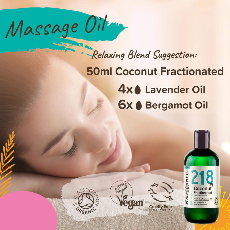 [Australia] - Naissance Organic Liquid Fractionated Coconut Oil (No. 218) 250ml - 100% Pure Natural for Skin, Hair, Lip Gloss, Beauty, Recipes, Aromatherapy, Massage - Edible MCT Oil ‚Äì Cruelty Free, Vegan 