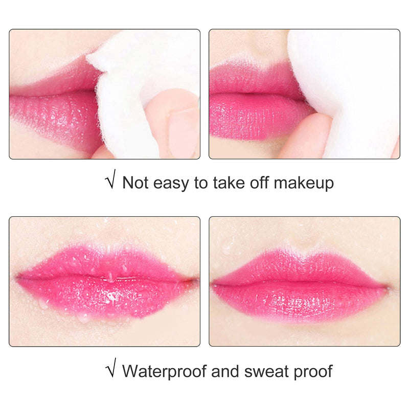 [Australia] - Ownest 3 Pcs Aloe Vera Lipstick, Magic Temperature Color Change Lipstick Lip Blam Moisturizing Long Lasting Lip Makeup A-Green 