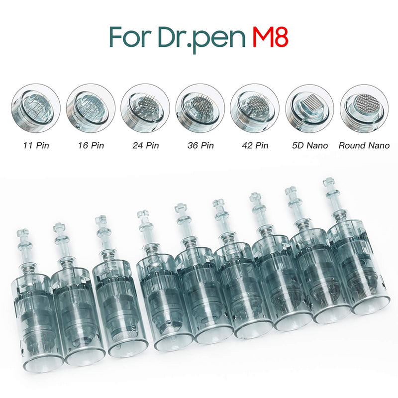 [Australia] - Dr.pen Ultima M8 Microneedling Pen Replacement Cartridges - 11 Pins Bayonet Slot - Disposable Replacement Accessories (10 Pcs) 