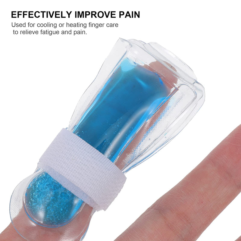 [Australia] - Hemoton 3pcs Cold Finger Gel Ice Packs Finger Sleeve for Arthritis Sports Injuries Swelling Pain Relief Wearable Freezer Wrap Reusable 