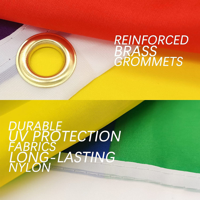 [Australia] - LGBTQ Rainbow Flag with Gay Pride Stuff Bracelet Anklet Accessories for Women & Men 