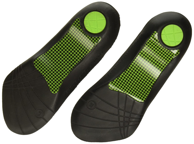 [Australia] - Sof Sole Insoles Men's PLANTAR FASCIA Support 3/4 Length Gel Shoe Insert 7-13 Black 