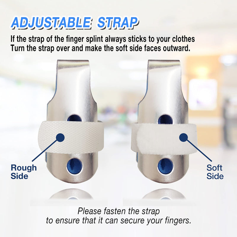 [Australia] - BRMDT Finger Splint Finger Brace For Thumb Pinky and Middle Finger, Reusable Finger Splints For Straightening, Stabilizer For Broken Finger, Relieve Arthritis Pain (Mixed) 3 Piece Assortment 