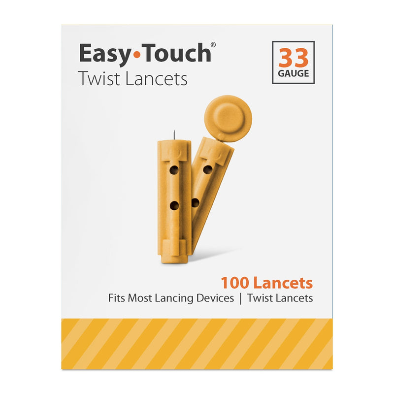 [Australia] - EasyTouch Twist Lancets - 33 G, (100 per Box) 