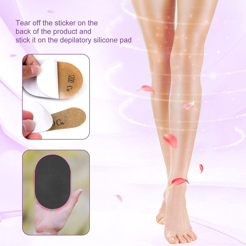 [Australia] - Sharplace Refill Pads - 80pcs - Replacement Pads for Hair Removal Buffers Exfoliator Depilatory 
