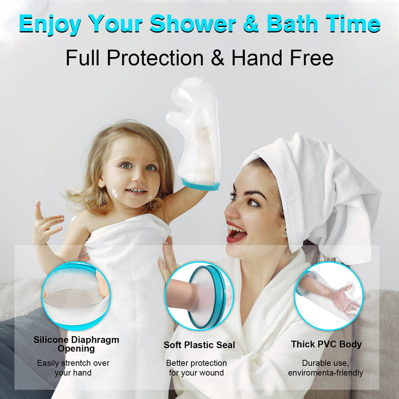 [Australia] - Kids Waterproof Cast Cover Arm，Protector for Shower Bath, Reusable Arm Cast Sleeve Bag Covers for Broken Hand, Wrist, Fingers, Surgery Burns 