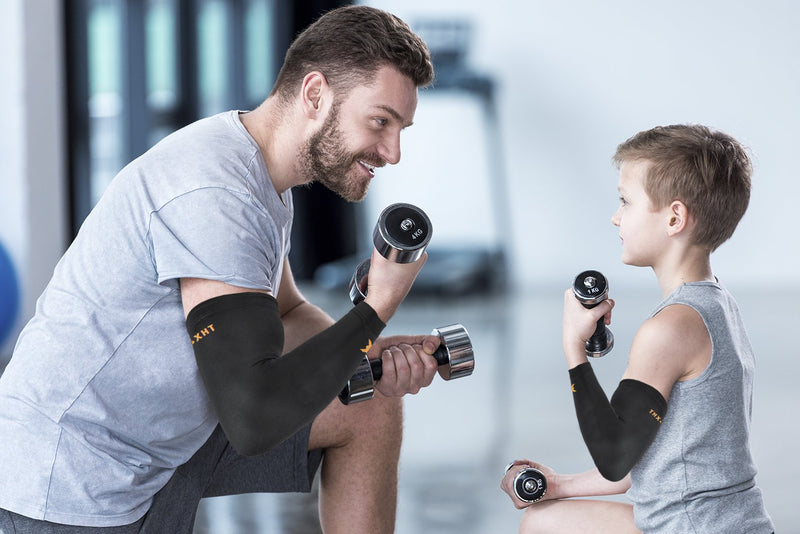 [Australia] - Thx4COPPER Elbow Compression Sleeve(2 Pieces)-Copper Infused Support–Guaranteed Recovery Copper Elbow Brace-Idea for Workouts, Sports, Golfers, Tennis Elbow, Arthritis, Tendonitis-Medium Visit the Thx4COPPER Store Medium (Pack of 2) 