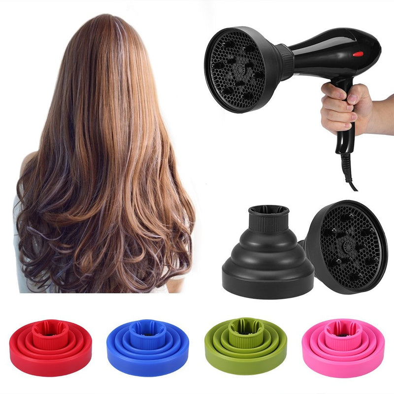 [Australia] - Hairdryer Diffuser, Foldable Hairdryer Cover for Hairdressing Salon Curly Hair Dryer Diffuser Cover Styling Accessory 5 Colors(4#) 4 # 