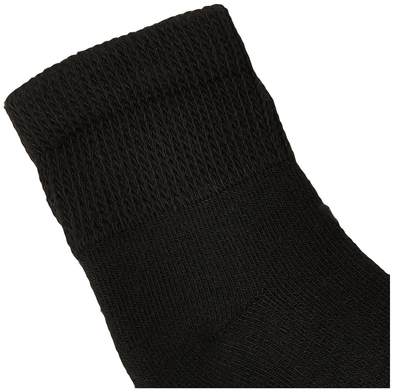 [Australia] - Dr. Scholl's Women's Diabetes & Circulator Socks - 4 & 6 Pair Packs Ankle 8-12 1 Black 