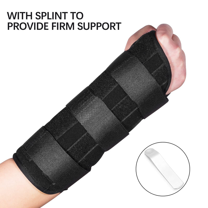 [Australia] - Carpal Tunnel Wrist Brace, Kmeivol Wrist Brace, Adjustable Wrist Support with Spling for Men and Women, Wrist Splint for Left Hands, Thumb Brace with Syndrome Pain Relief and Wrist Pain 