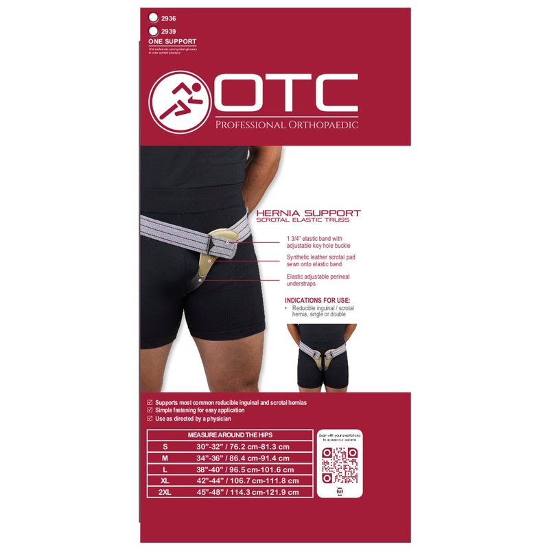 [Australia] - OTC Hernia Truss, Single Herniation, Inguinal Scrotal Treatment, Small Grey (Left Side) 