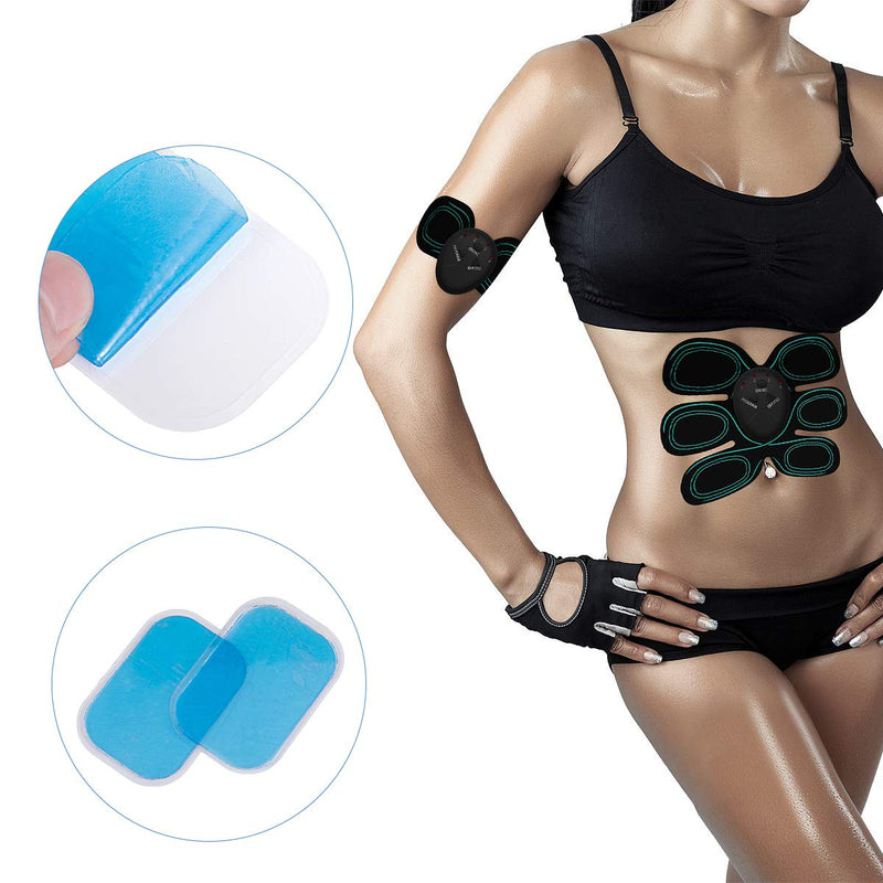 [Australia] - C100AE 60PCS EMS Gel Pads, EMS ABS Replacement Pads,Electrodes Gel Replacement Pads, EMS Trainer Gel Pads for Abs Toner, ABS Stimulator, Abdominal Muscle Trainer Accessories 