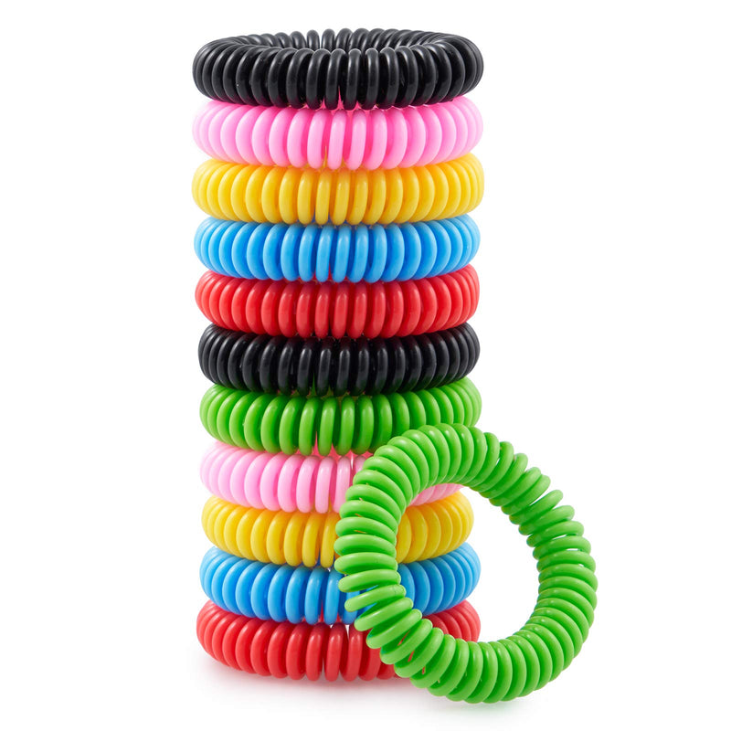 [Australia] - TANNESS Mosquito Repellent Bracelet Pack of 12 Repellents Waterproof Travel Insect Repellent Bands Bracelets for Toddler Baby Kids and Adults – Non-Toxic Deet-Free Outdoor Bug Repeller Wristbands 