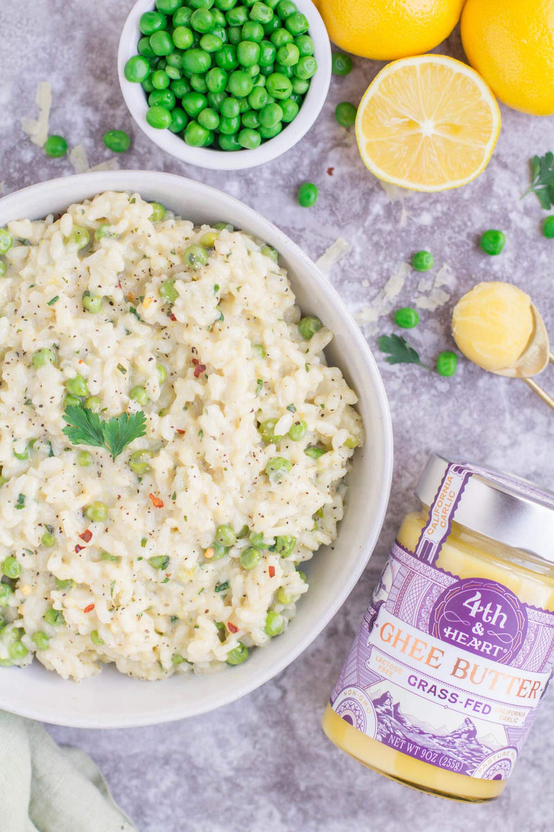 [Australia] - 4th & Heart California Garlic Grass-Fed Ghee, 9 Ounce, Keto, Pasture Raised, Non-GMO, Lactose and Casein Free, Certified Paleo 