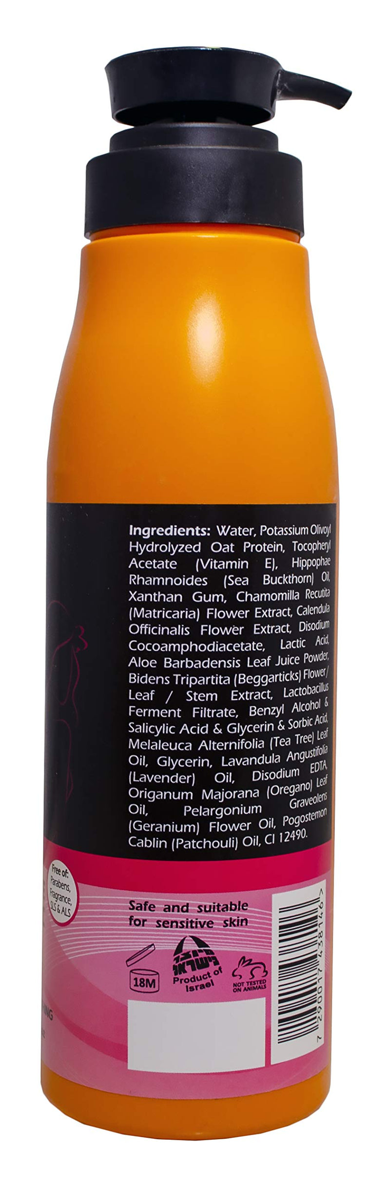 [Australia] - Dr. Schavit Feminine Wash for Sensitive Skin – Gentle PH Balance Intimate Wash - Daily Hygienic Intimate Skin Wash with Sea Buckthorn and Tea Tree Oil – 16.9 Fl.Oz (500ml) 