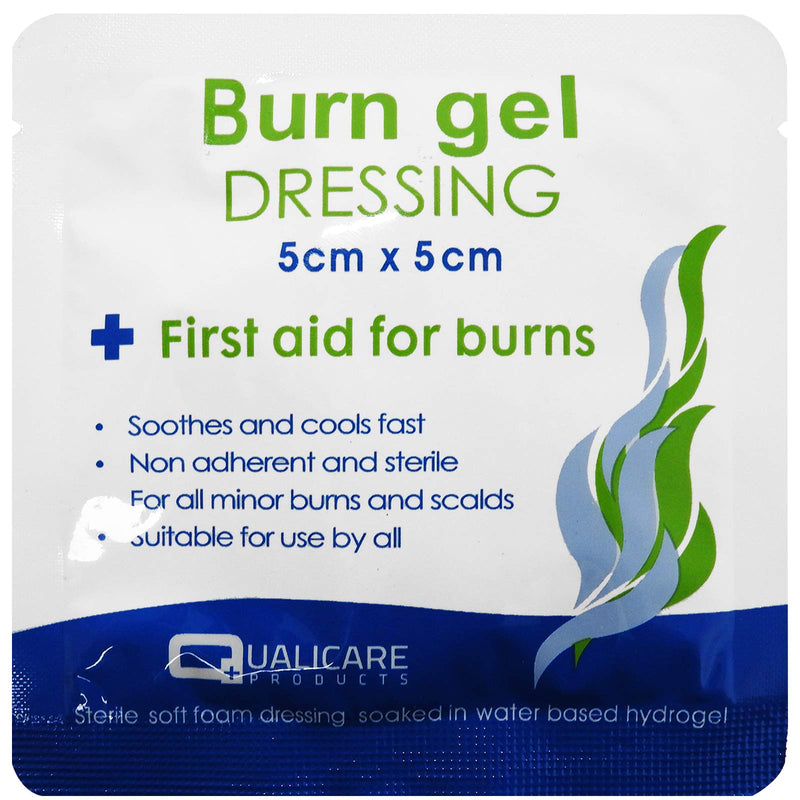 Qualicare Emergency First Aid Burns Care Scalds Sunburn Dressings