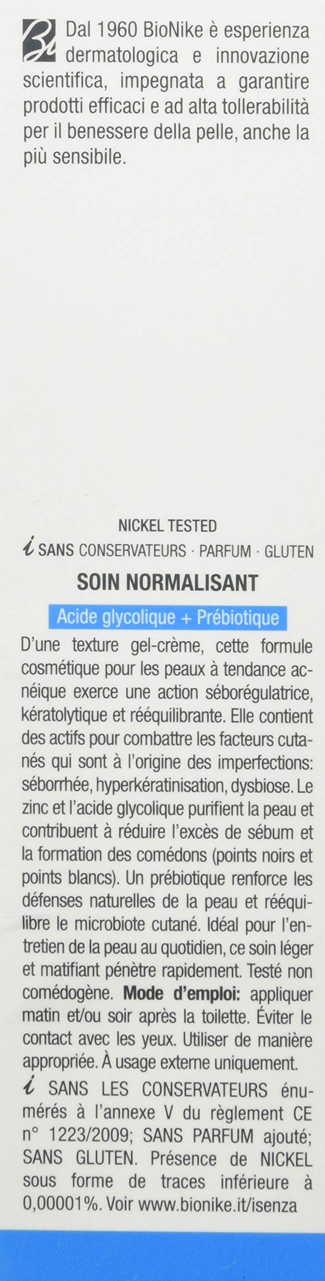 [Australia] - BioNike Aknet Dermocontrol Trattamento Normalizzante Pelle Con Acne 40 ml 