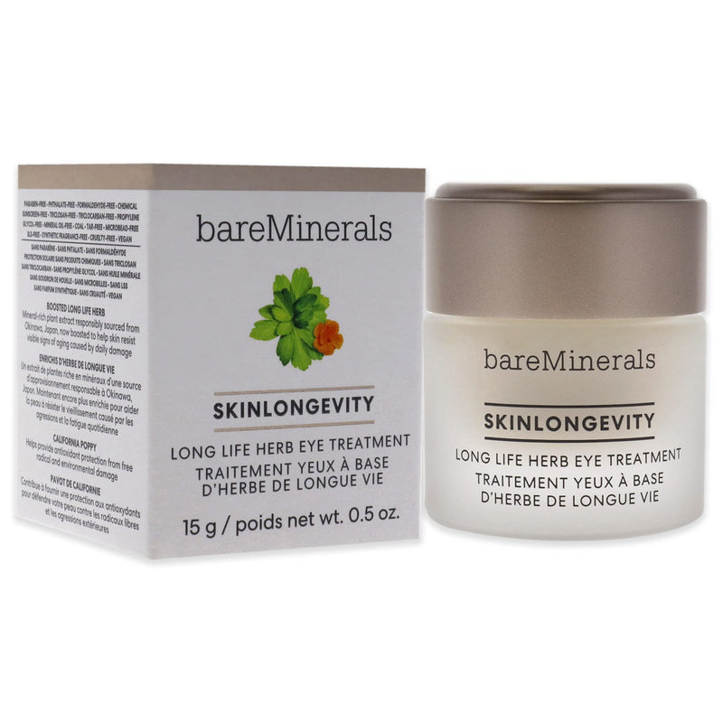 [Australia] - bareMinerals Skinlongevity Long Life Herb Eye Treatment For Unisex 0.5 Oz Treatment 