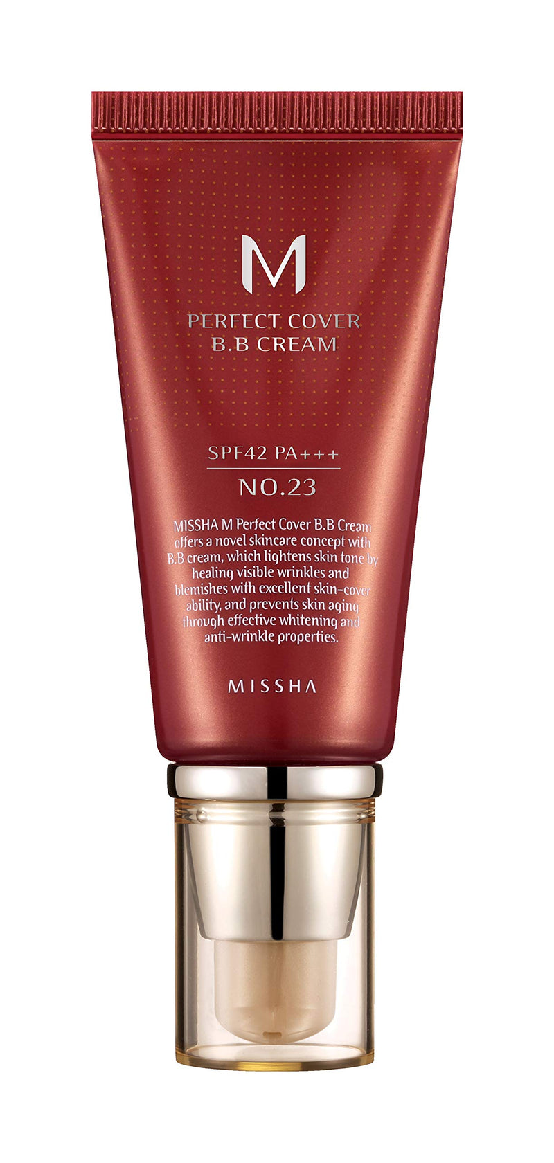 [Australia] - Missha M Perfect Cover Bb Cream, SPF42, No. 23 / Natural Beige, 20 ml, 8809581487963 