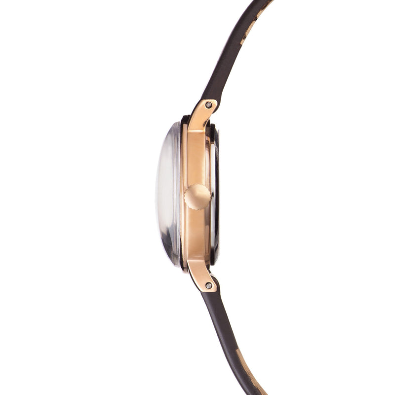 [Australia] - Orla Kiely Womens Analogue Classic Quartz Watch with Leather Strap OK2014 