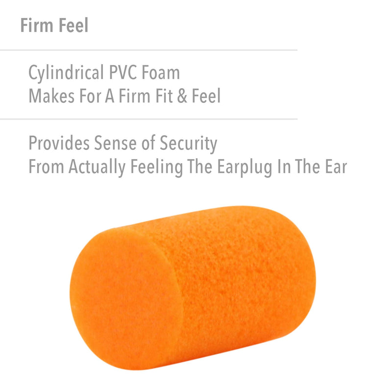 [Australia] - Howard Leight by Honeywell FirmFit Disposable Foam Earplugs, Polybag, 200-Pairs (FF-1) , Orange 