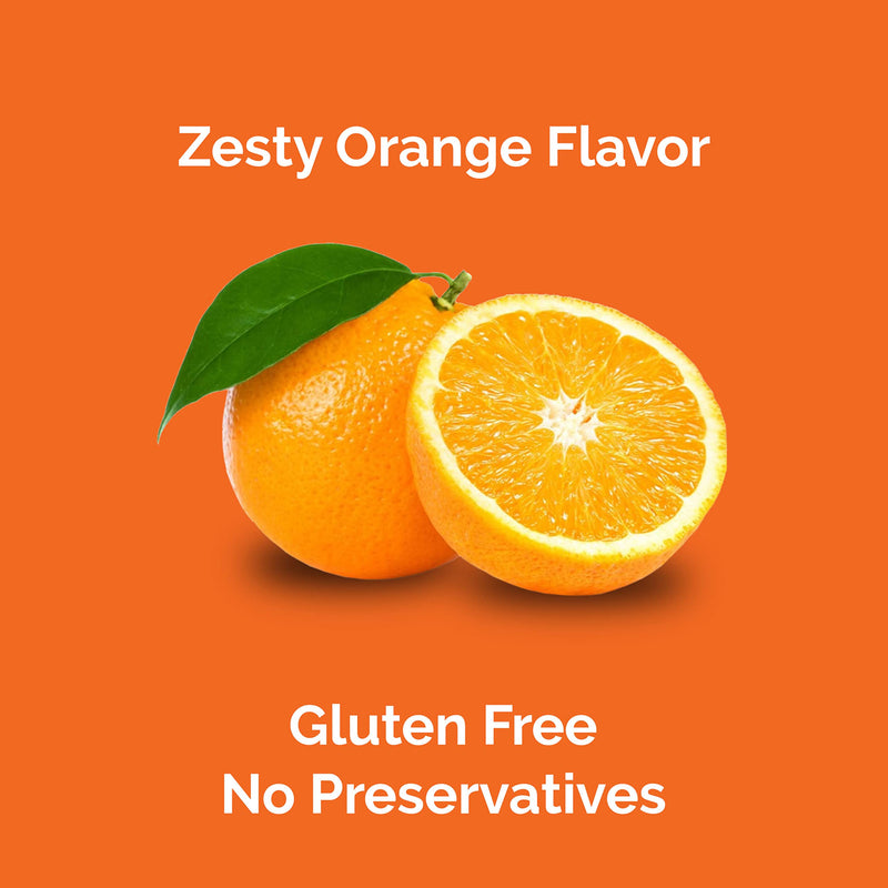 [Australia] - Airborne Vitamin C 1000mg (per serving) - Zesty Orange Effervescent Tablets (10 count in a box), Gluten-Free Immune Support Supplement, With Vitamins A C E, ZINC, Selenium, Echinacea & Ginger 10 Count (Pack of 1) 