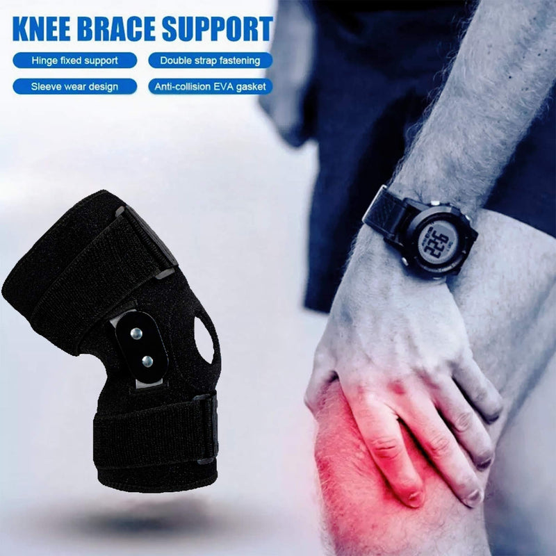 [Australia] - Decompression Knee Brace, Stable Support of The Knee, Effective Relief of ACL, Arthritis, Meniscus Tear, Tendinitis Pain, Adjustable Compression Band, Suitable for Men and Women Large-Most people fit size 17"-22" 