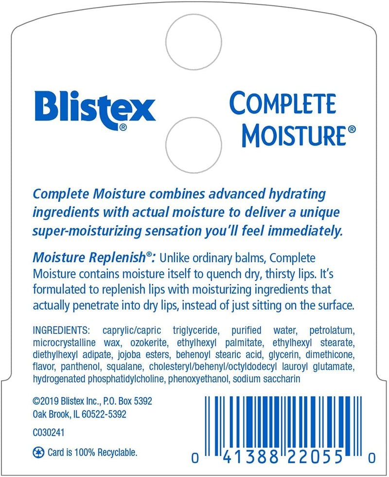 [Australia] - Blistex Complete Moisture, .15-Ounce Tubes (Pack of 3) 