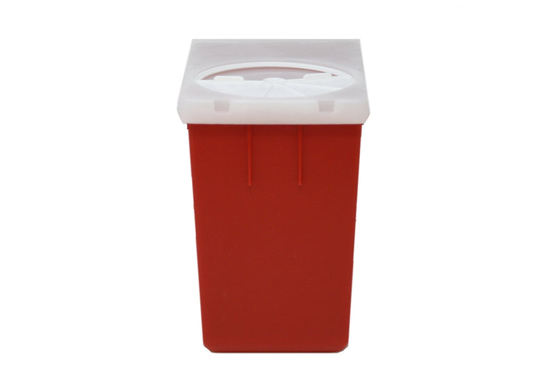 [Australia] - Oakridge Products 2.2 Quart Size Needle Disposal Container | Personal use Size | Rotary lid- (3 Pack) 