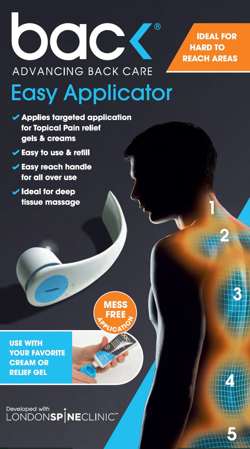 [Australia] - BACK Easy Lotion Applicator for applying Your Favorite Topical Gel or Cream to Hard to Reach Areas. Easy to use & Refill! 